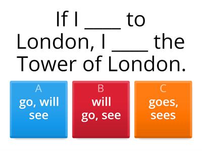 First Conditional Quiz