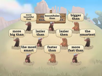 1MH / 3.2 / Grammar: Comparison: Whack-a-mole