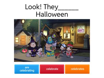 Present Simple and Present Continuous with Gravity Falls 👀