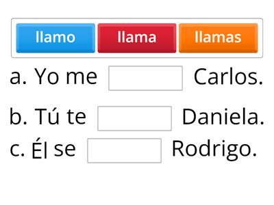 Presentarse en español ...