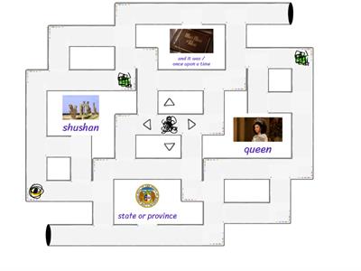 Hebrew for Purim Maze Chase