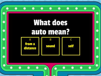 morphemes