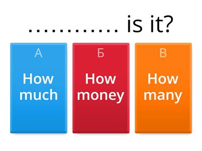 COUNTABLES & UNCOUNTABLES  Quiz 