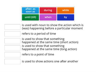 linkers and time expressions 