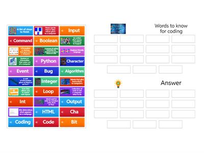 Coding Words-new language :)