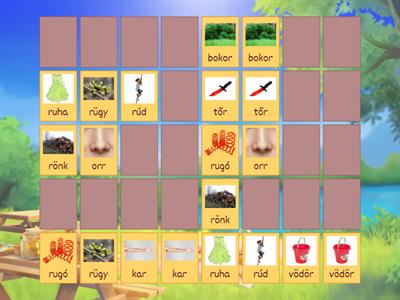 R minden helyzetben 2.