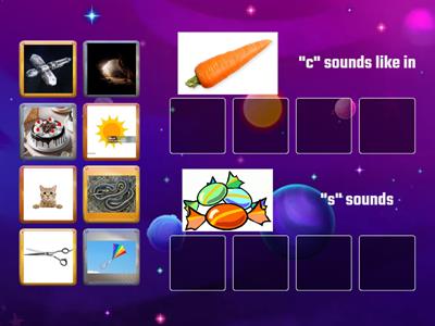 Initial sounds c and s