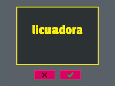 Palabras con diptongos ua, uo, ui, ue