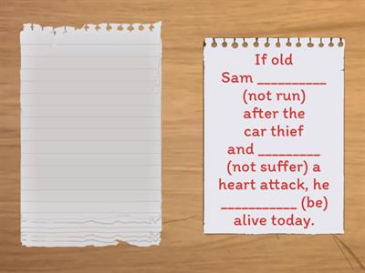 Mixed Conditionals drill