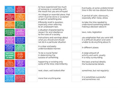 Outcomes Advanced - 20 Essential Binomials