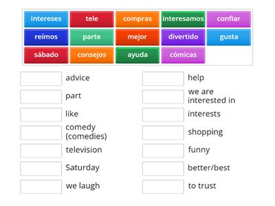 La Amistad (National 5 Spanish)