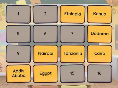 Match the Map – Africa Edition!