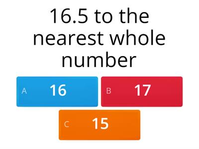 Rounding to the nearest whole number, nearest 10, nearest 100