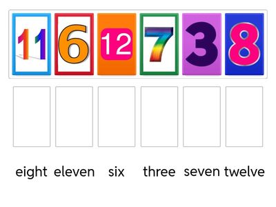 Numbers 1-12