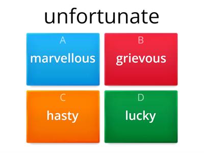 Antonyms 