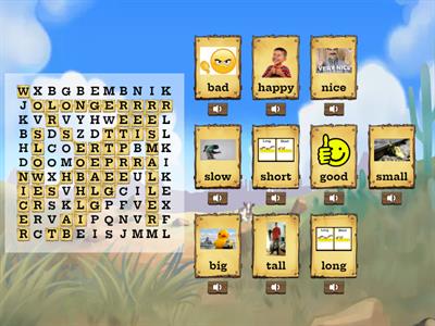 Comparatives Wordsearch