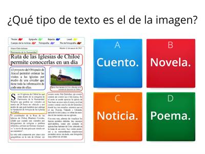 Textos No literarios 4° Basico