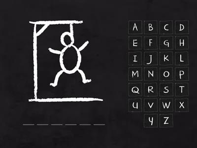 Art Curriculum Hangman