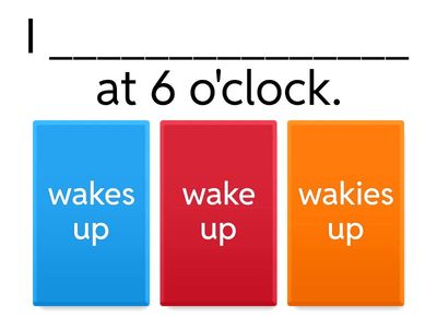 Present Simple 3rd person