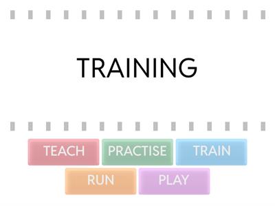 word formation- verb/ noun