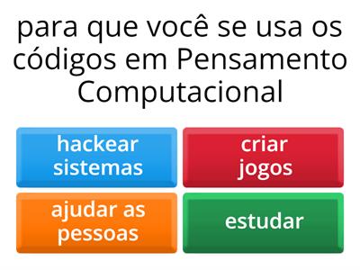 pensamento computacional