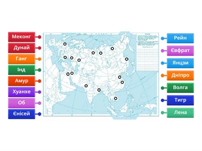 7 кл. Річки Євразії