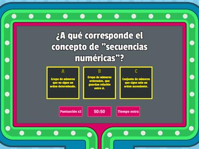 Secuencias y patrones numéricos