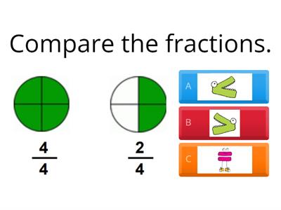 Comparing Fractions and Comparing Decimals