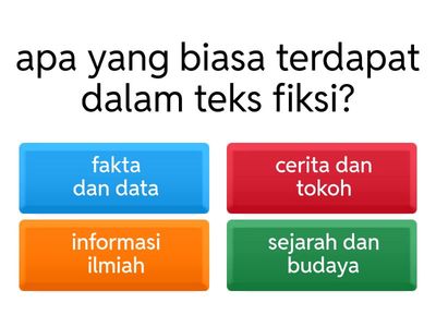 Struktur dan fungsi Teks Fiksi 