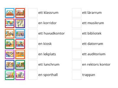 Ord om skolan, kan du gissa vad de betyder?