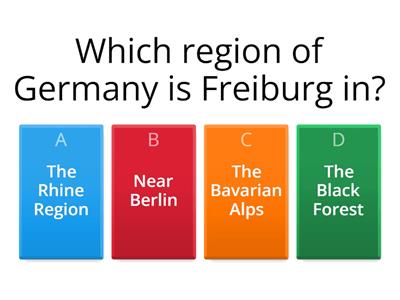 Facts about Freiburg