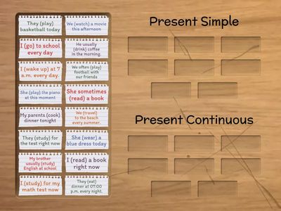 Present Simple & Present Continuous