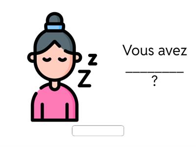 Les expressions avec AVOIR