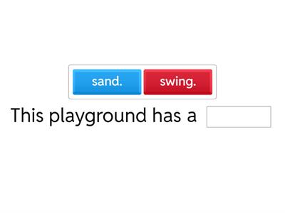 playground sentences