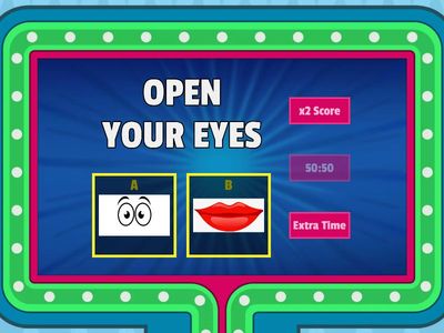 Game show open and close