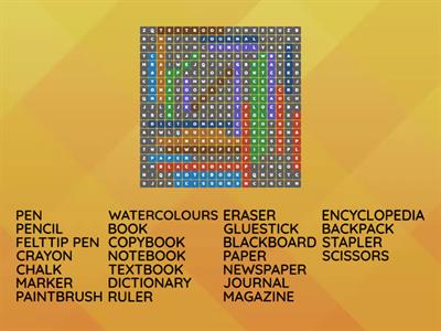 Stationery /English (A1-A2)