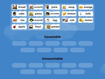 Countable & Uncountable Food E1