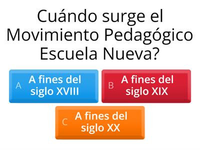 Movimiento Pedagógico Escuela Nueva