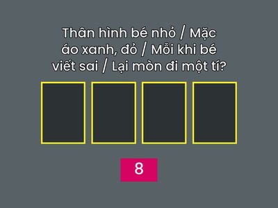 Đoán câu đố về đồ vật