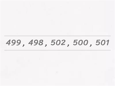 Нумерация чисел в пределах 1000