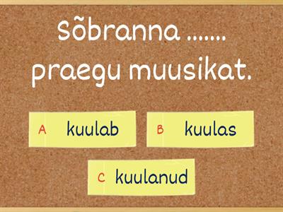 Grammatika kordamine teemal "MUUSIKA"