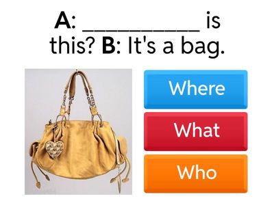 WH -question words quiz!