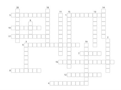 U2|Revision-Crossword|Speakout, B1