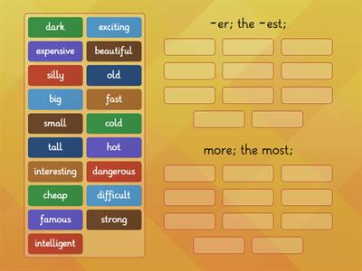 Comparatives and Superlatives