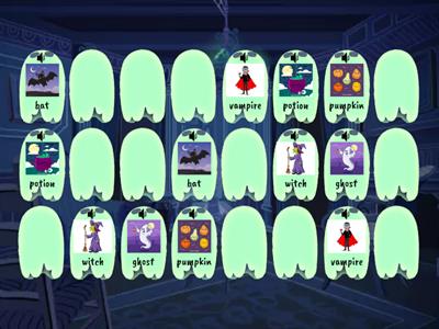 Halloween  Memory game 1