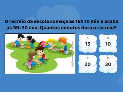 Quiz de Matemática - 3º ano (ALINE)