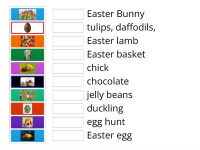 EASTER vocabulary