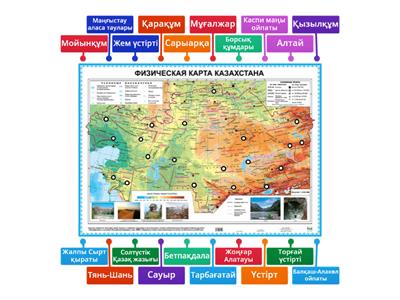 Қазақстанның физикалық-географиялық аудандары