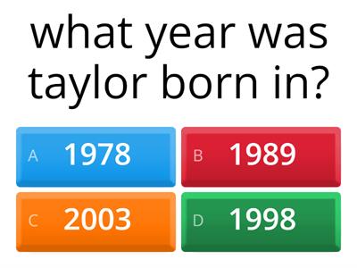 taylor swift quiz