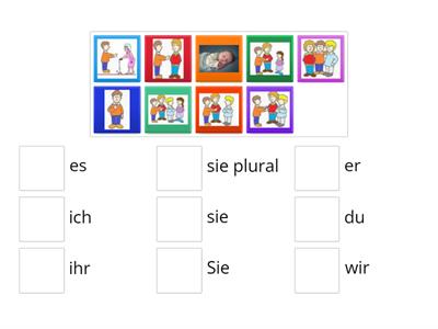 Personalpronomen - Bilder